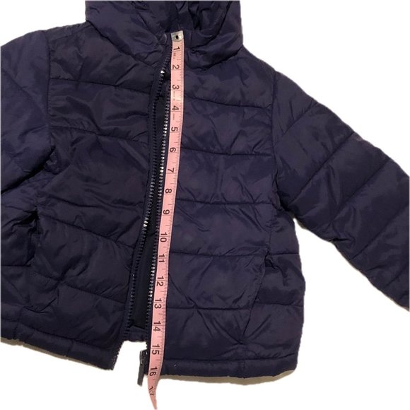 Zara Puffer Jacket Dark Blue No Tags Unisex Size 4T-5T - Picture 10 of 12